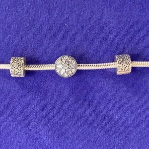 Pandora sparkle bracelet set